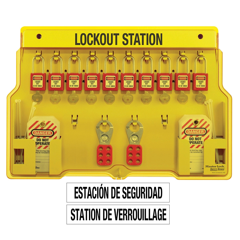 Master Lock 1483BP410 - Padlock Stations